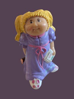 10/$25 Vintage 1984 Cabbage Patch Kids PVC Blonde Girl in Pyjamas